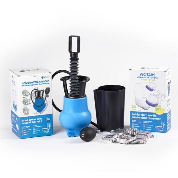 Angebot : 1x Wunci Reinigungsgerät + 1x Wunci WC-Tabs